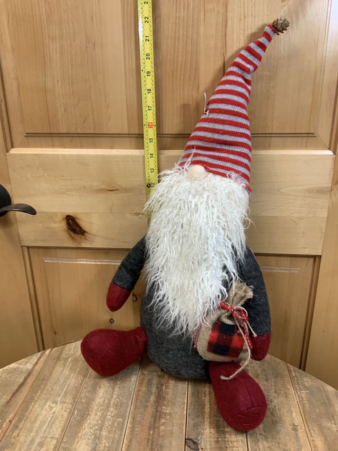 Gnome, Santa Sitter stripe hat