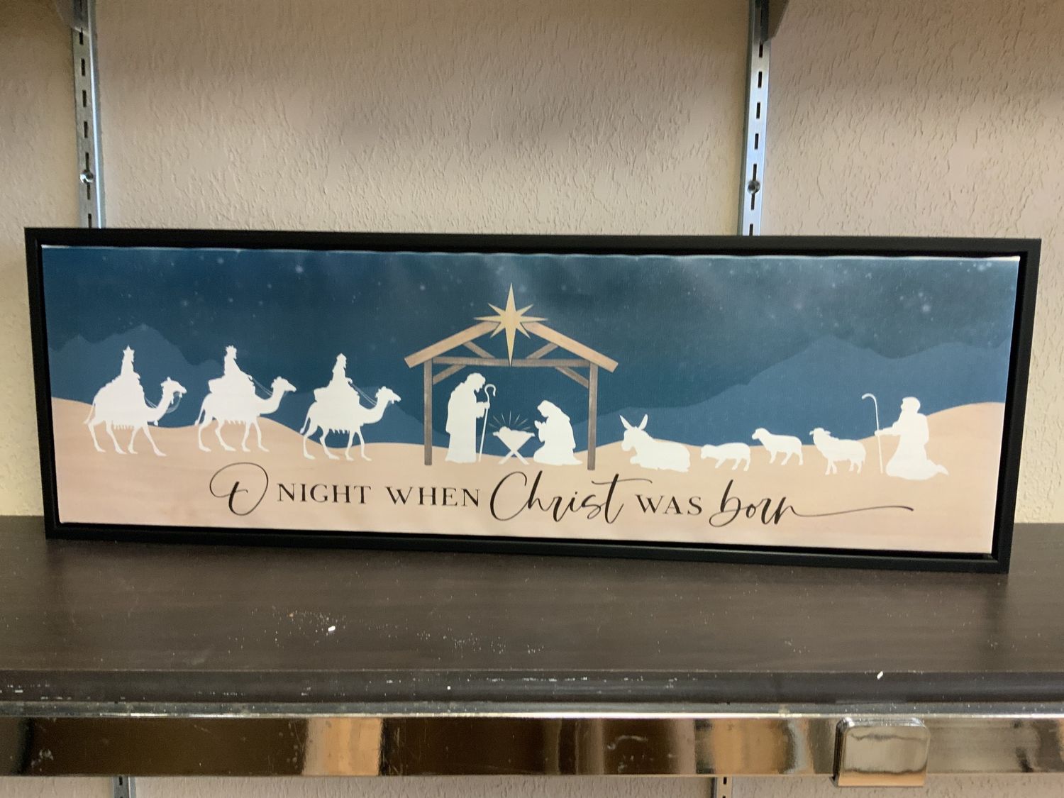 Sign, O Night When black frame