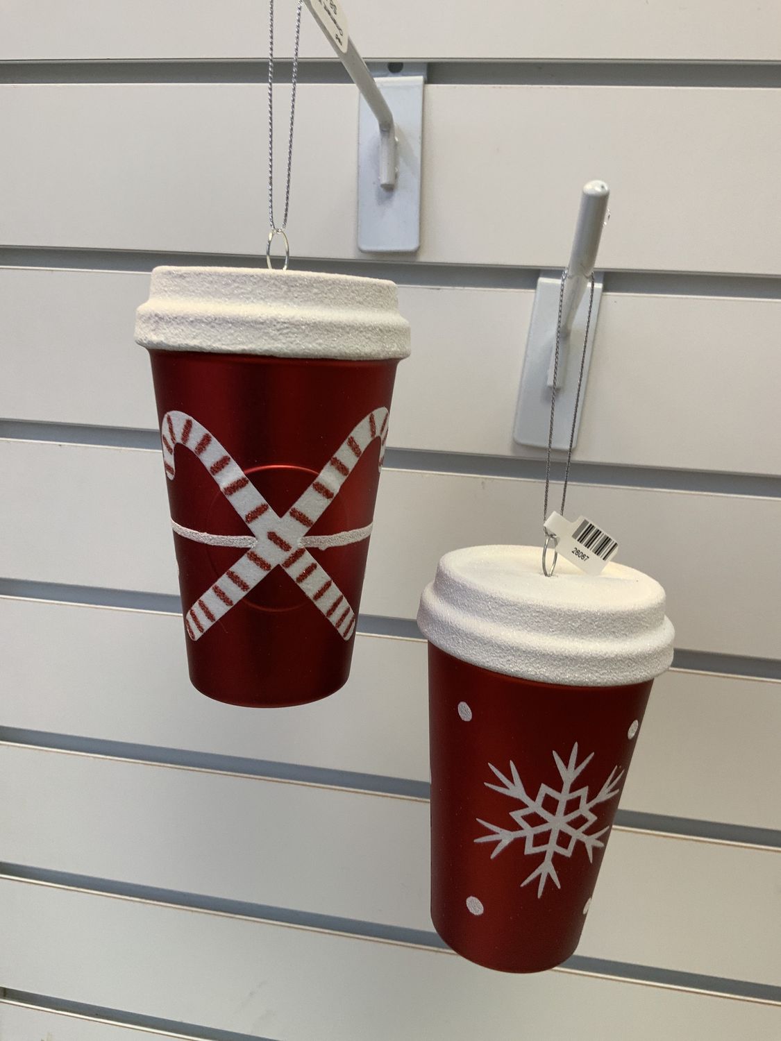 Ornament, Yuletide Coffee red