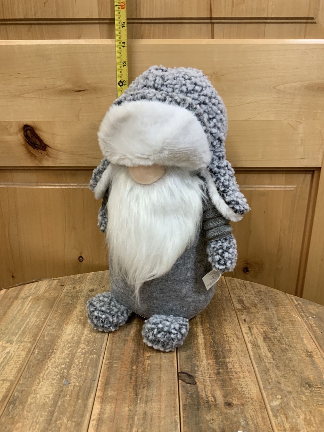 Gnome, Hunter hat gray plush