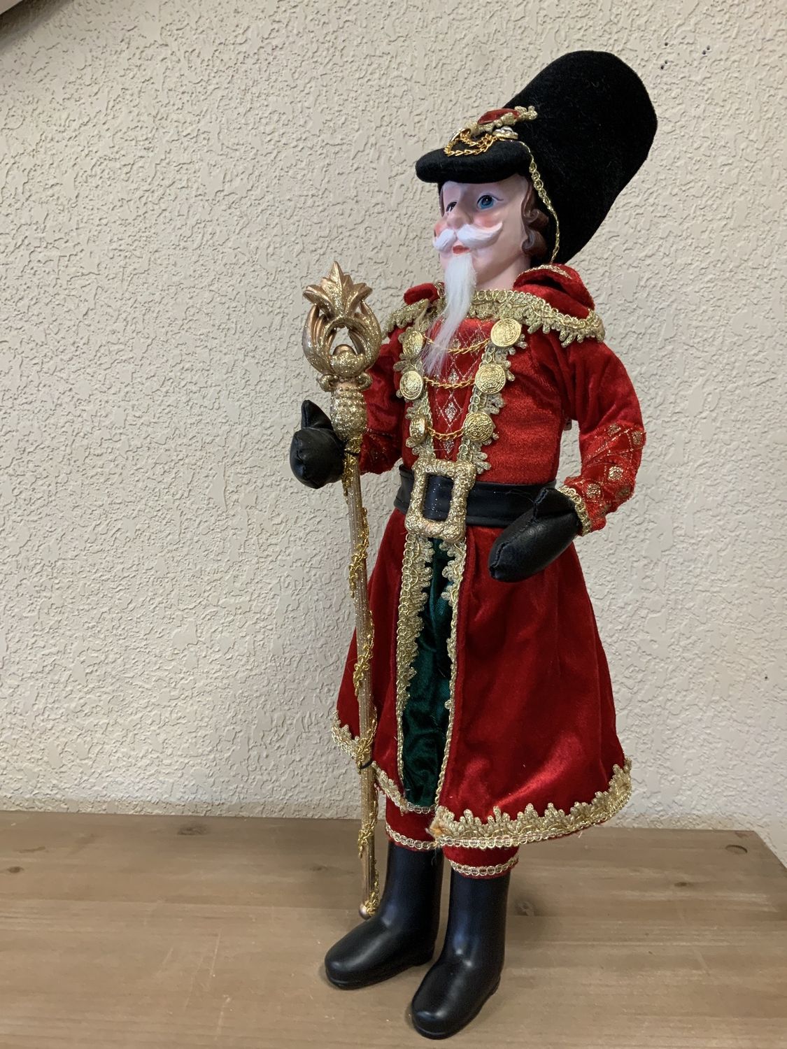 NutCracker, 23" Fabric Red Coat
