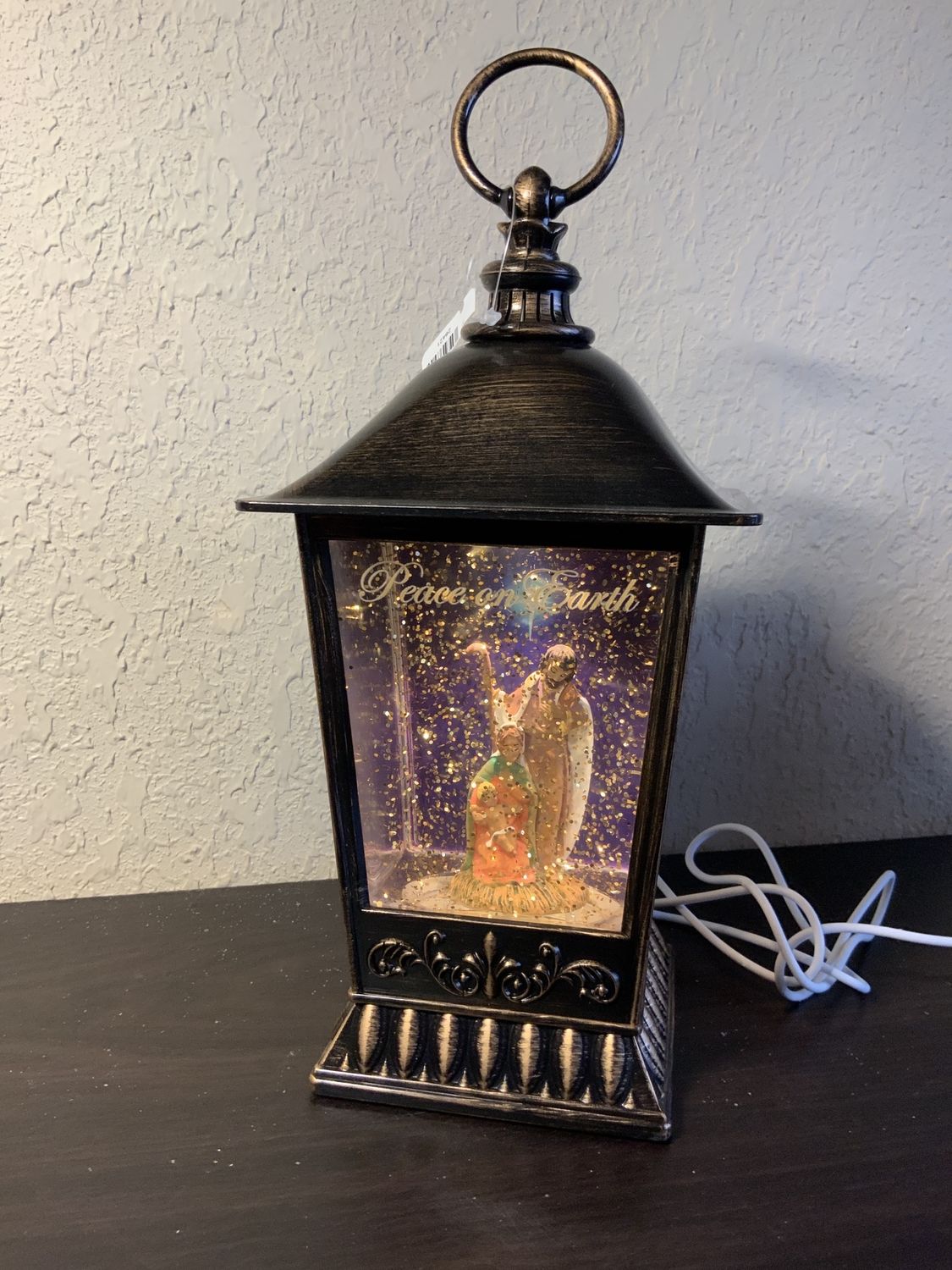 Water Globe, Lantern/HolyFamily 9.5" LED