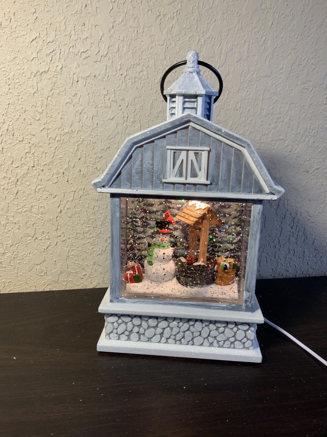 SNOWMAN BAR, 9.25"H LED SWIRL 9.25" SNOWMA