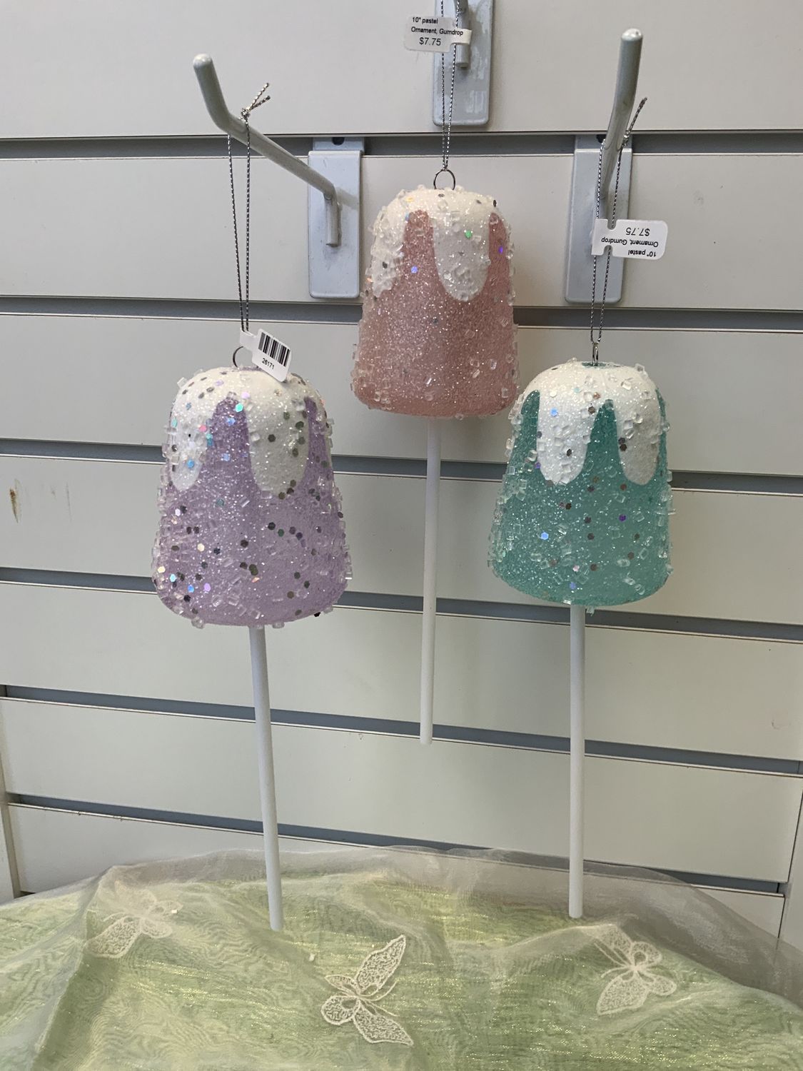 Ornament, Gumdrop Lollipop 10" pastel