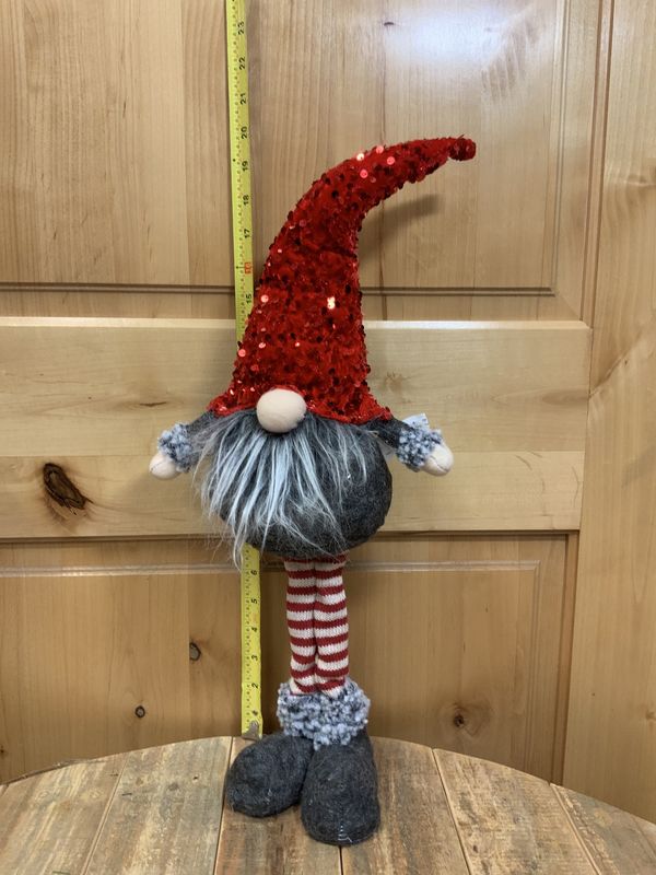 Gnome, Sequin Hat 22&quot; strp leg