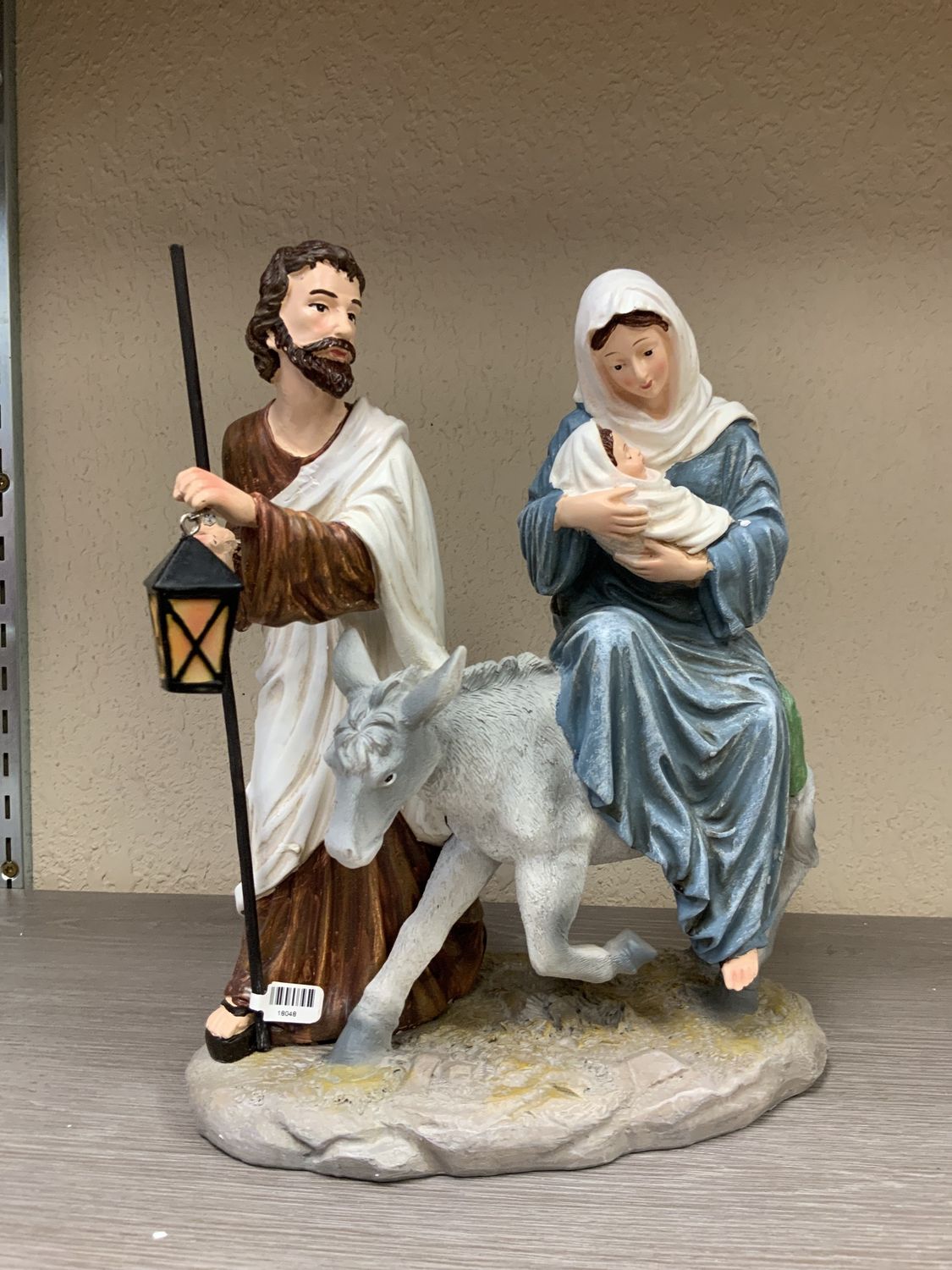 Holy Family, Flight From Egypt 12" resin
