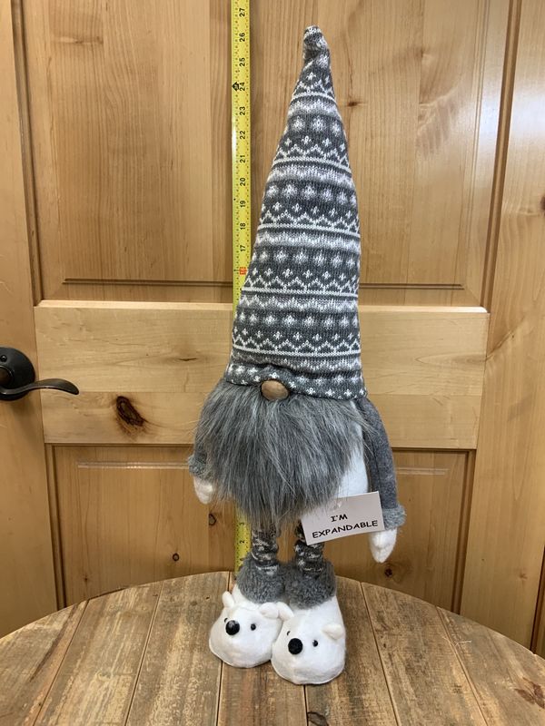 Gnome, Polar Bear Slippers expandable