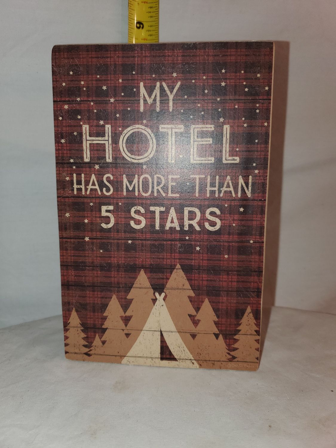 Sign, More Than 5 Stars wood
