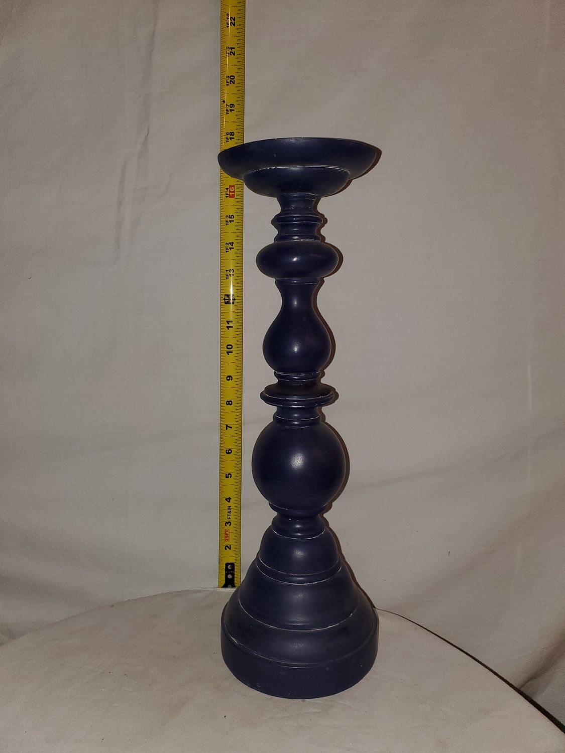 Candlestick, Nantucket 16" Navy
