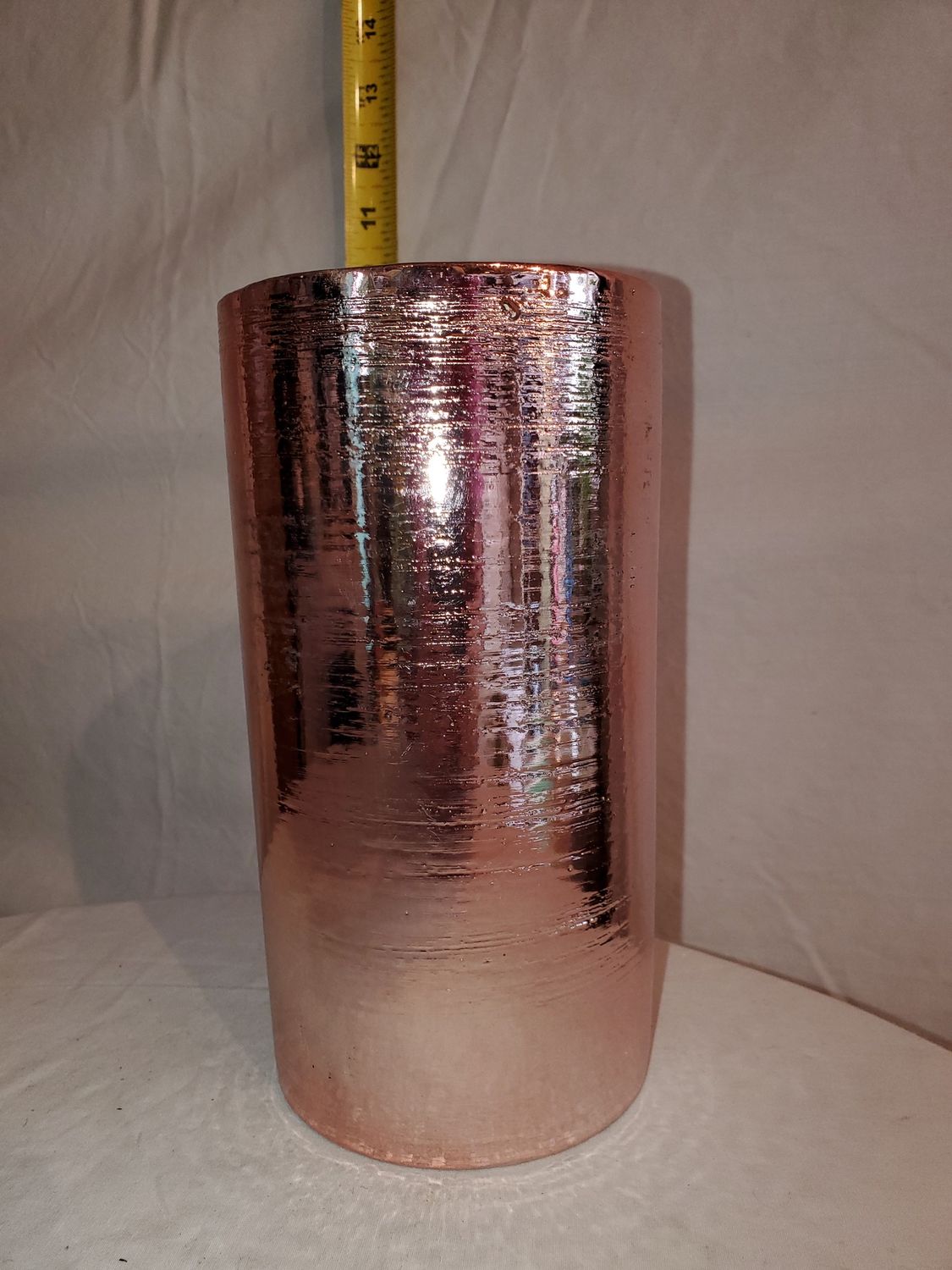 Vase, Cylinder Med RoseGld