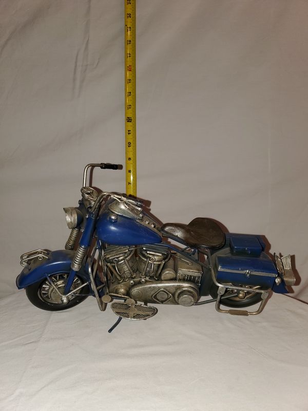 Motorcycle, Metal Blue