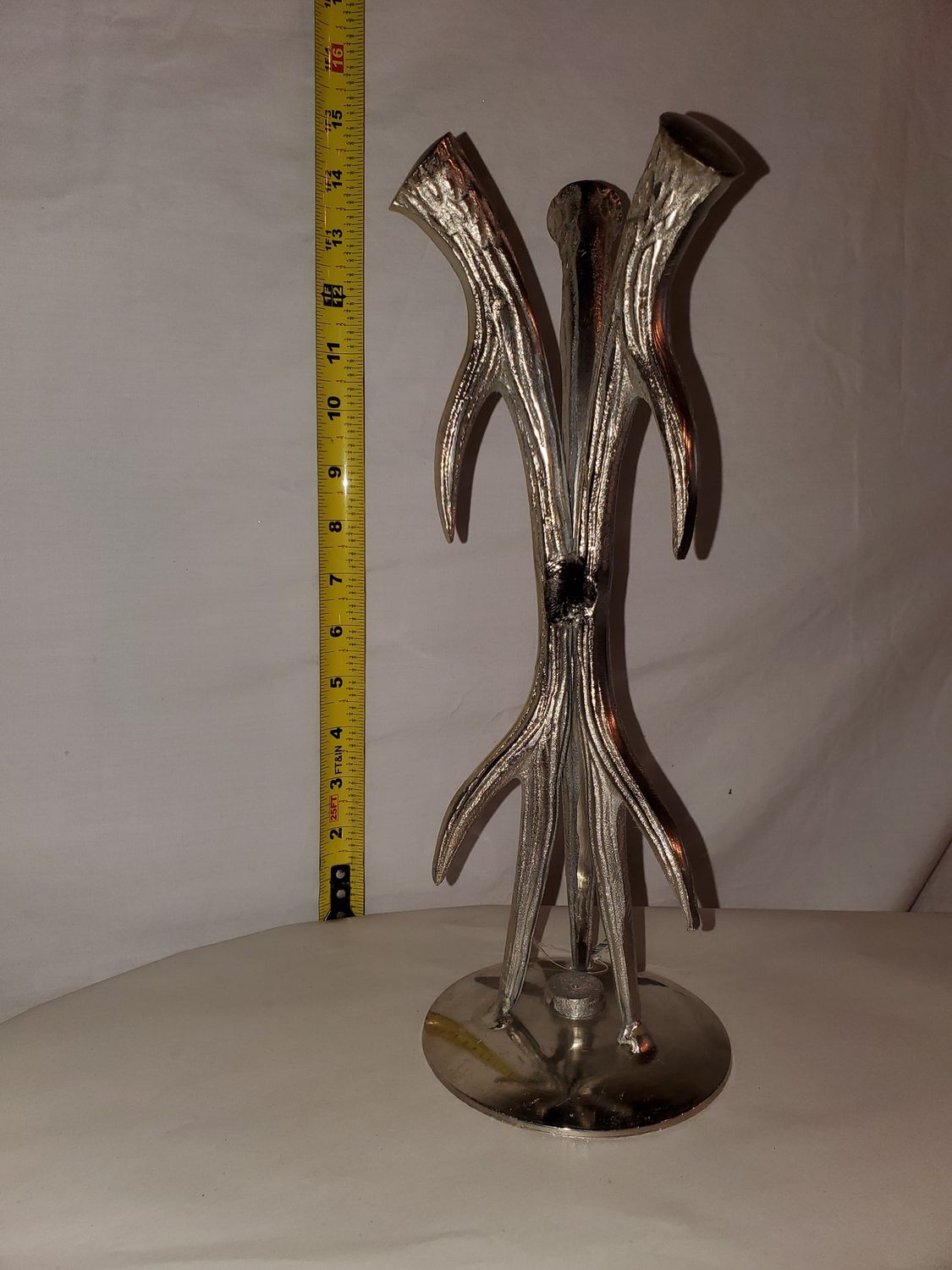 Candle holder, Antler 13"