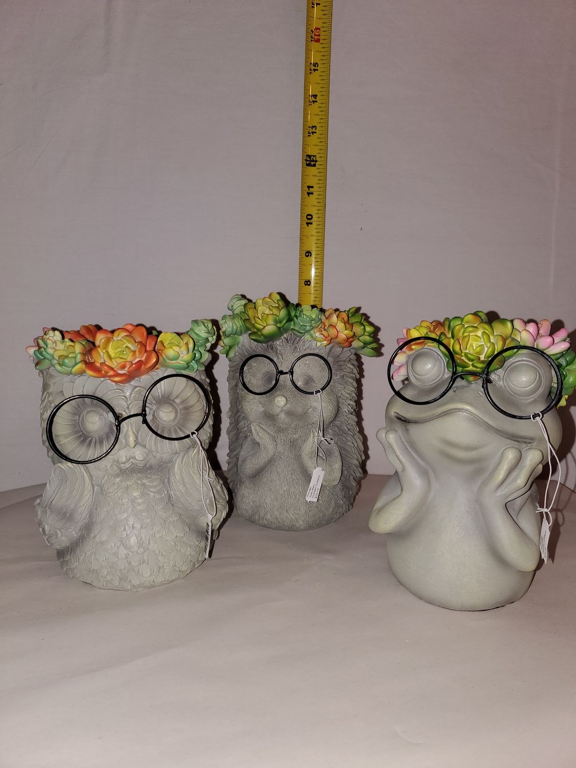 Planter, Speckled Garden Critters 3 ass't