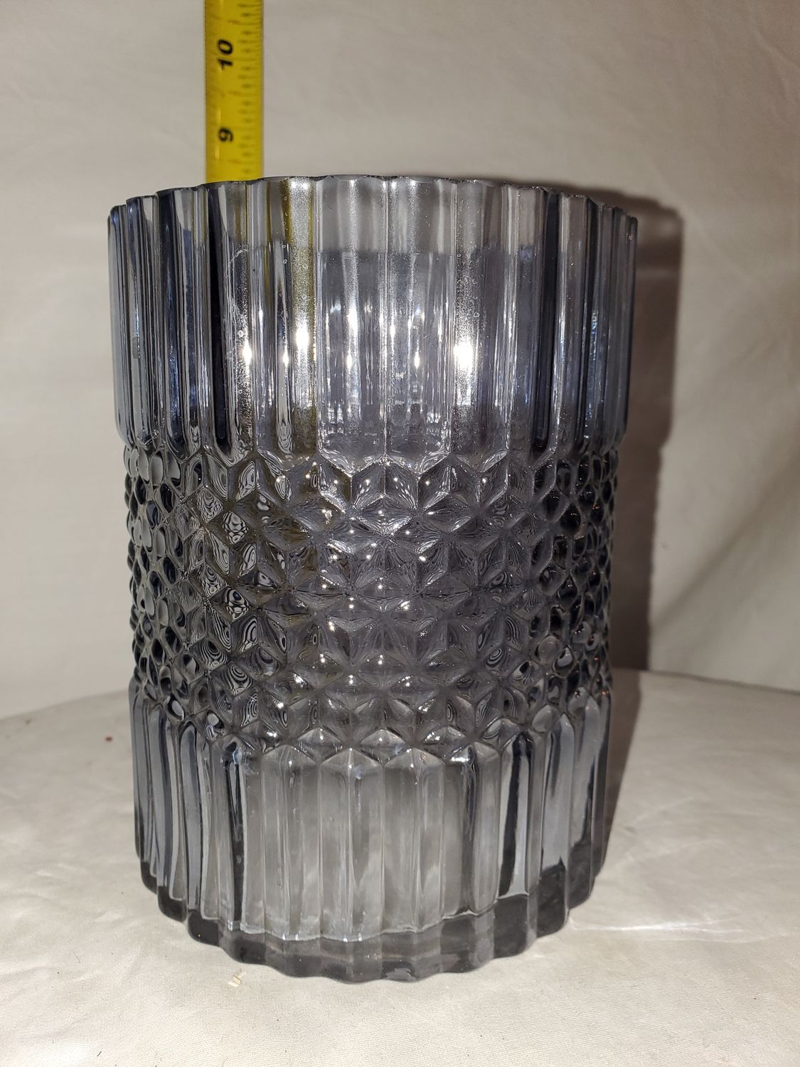 Vase, Smoke Glass 5x6.5