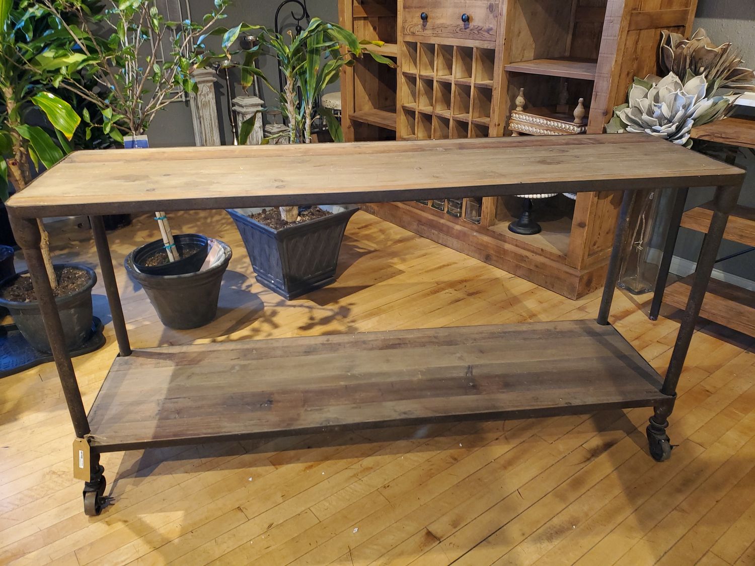 Console, Reclaimed Wood