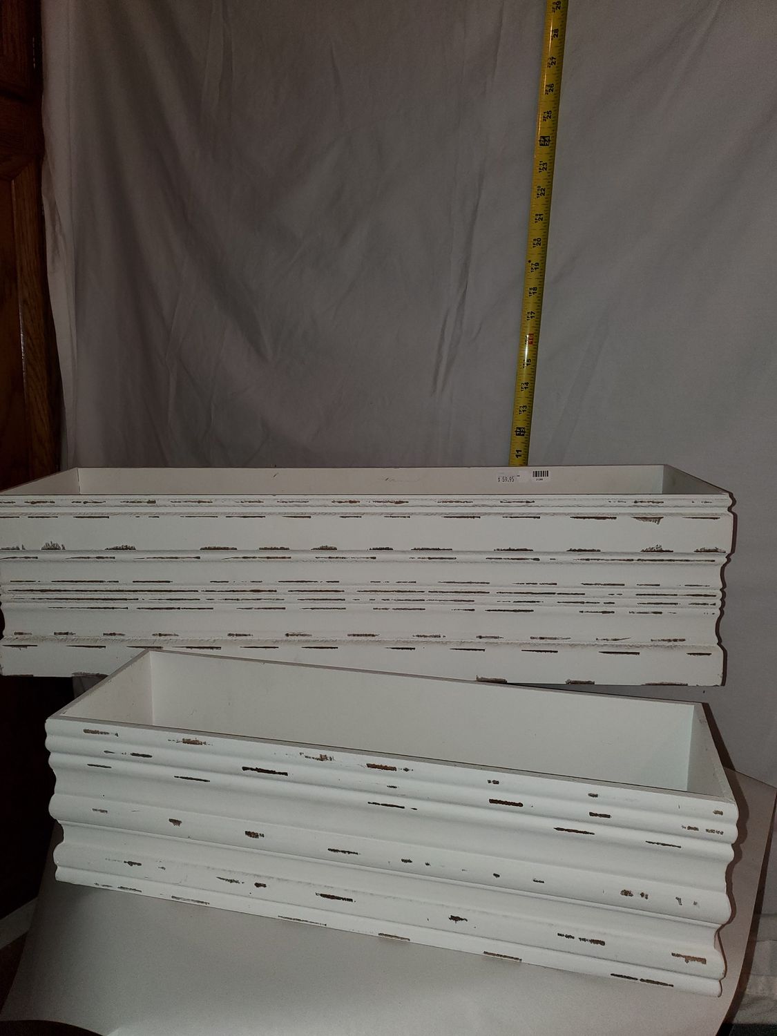 Wood Box, White Wood 2 asst