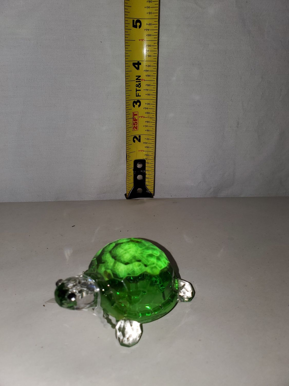 Mini Figurine, Turtle Grn acrylic