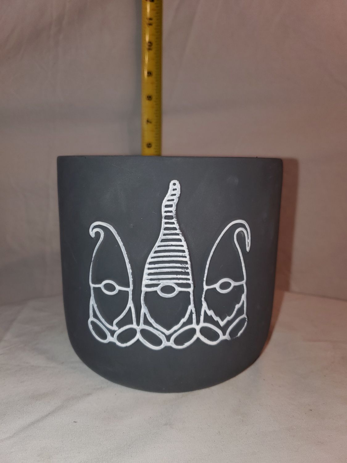 Planter, Gnome Matte Black