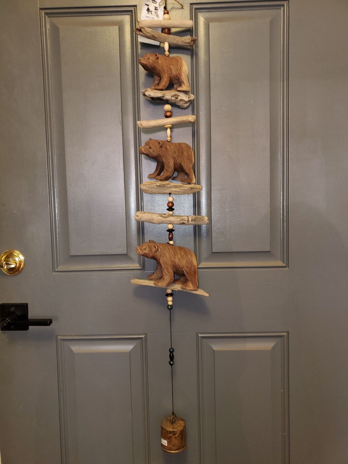 Bell, Brown Bear Triple driftwood