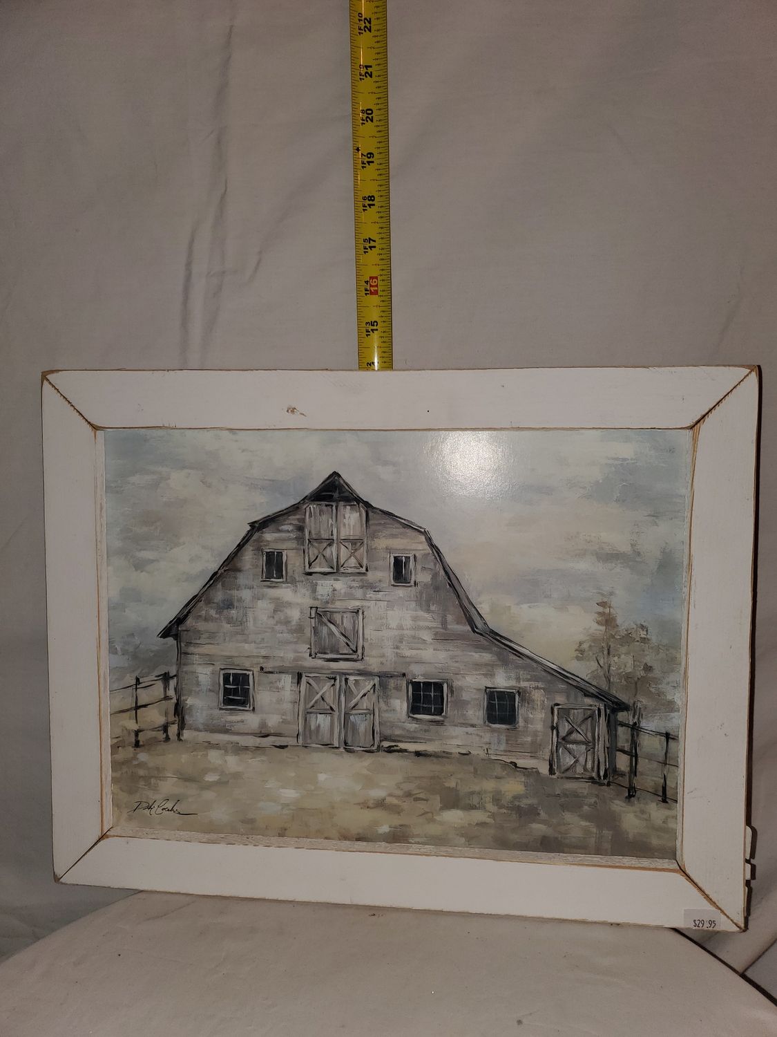 Wall Decor, Barn Print wht framed