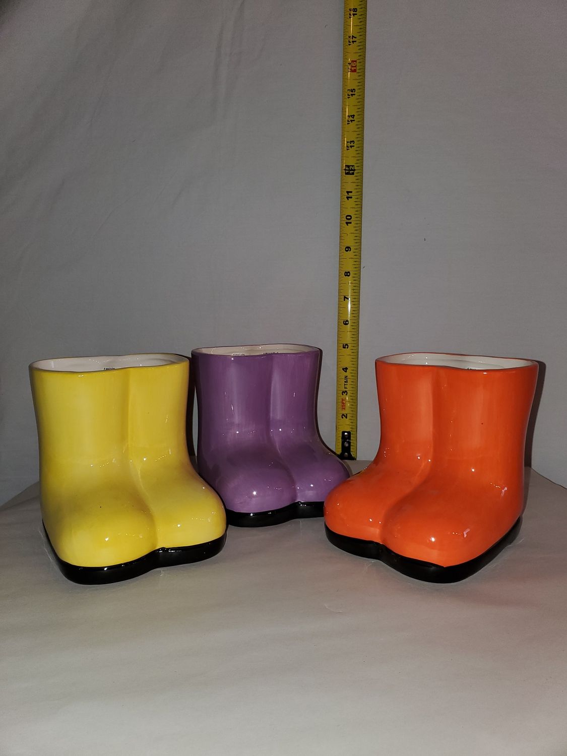 Planter, Garden Boot 4 ass't clrs