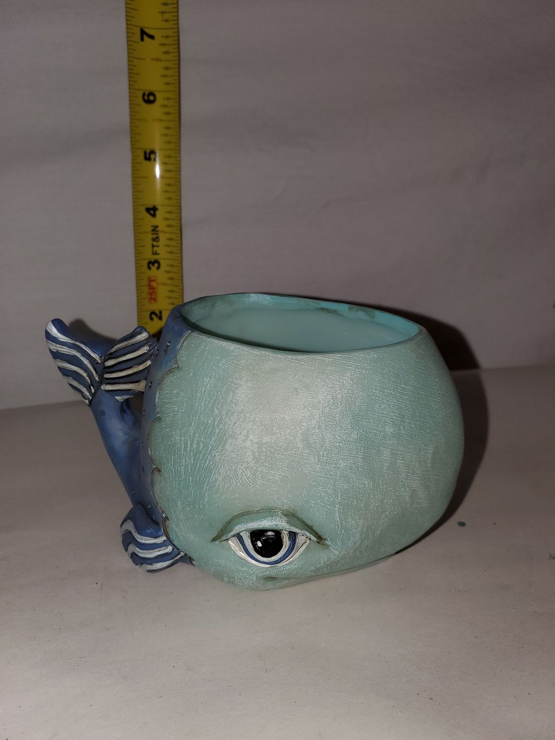 Planter, Baby Whale blu/green