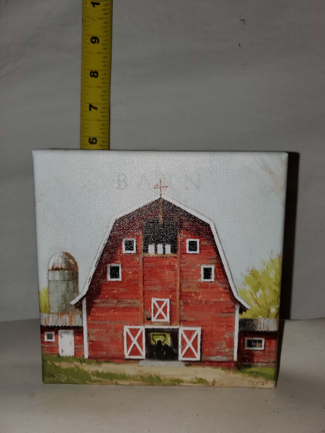 Box Sign, Barn 5" Giclee