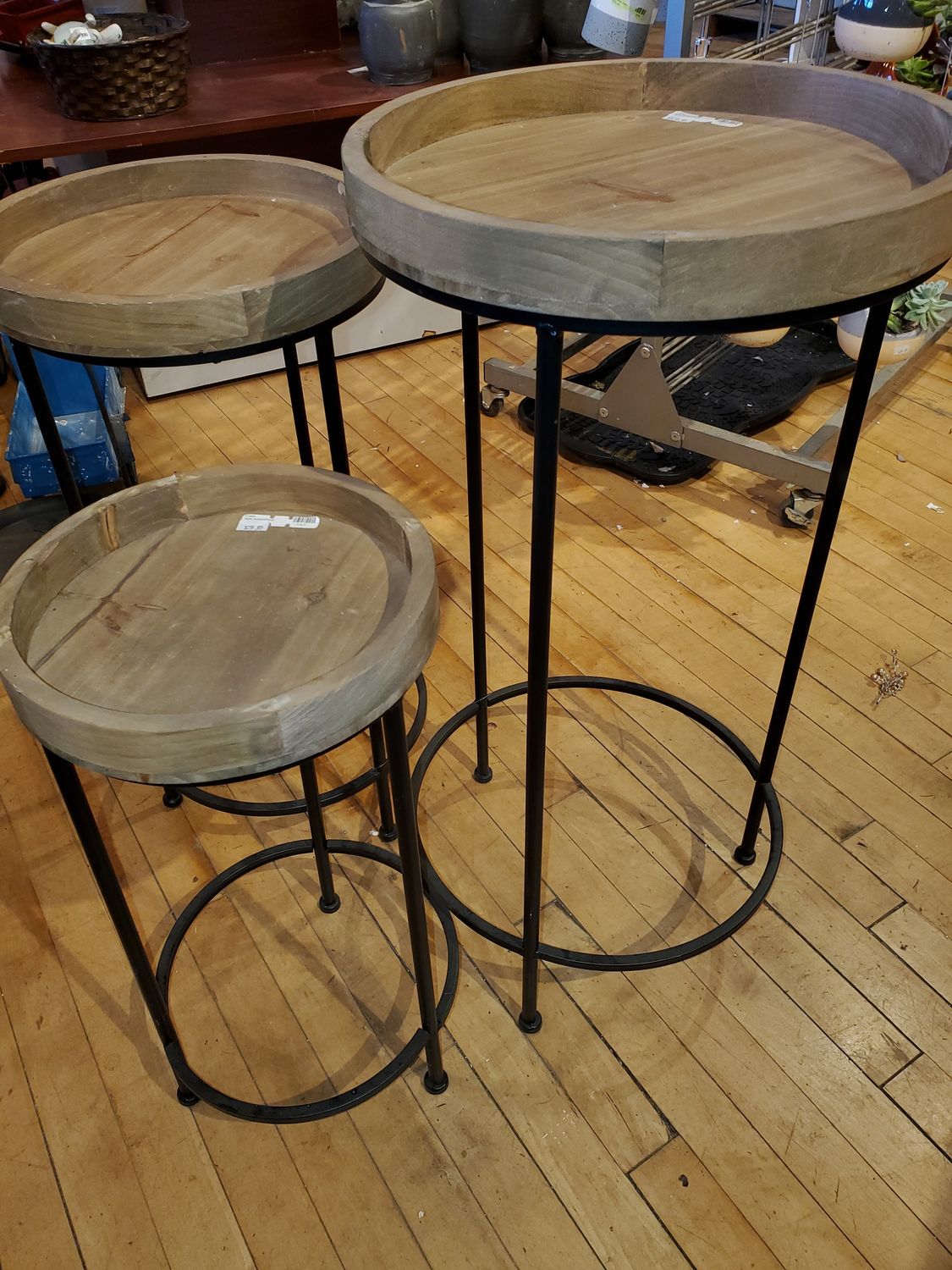 Table, Accent/Wood Top 3 sizes