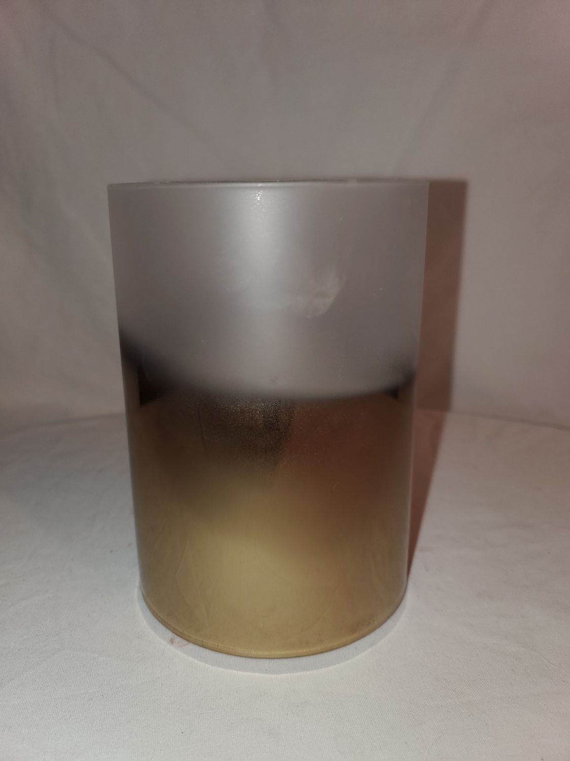 Candle, Radiance 5" mtl frstd