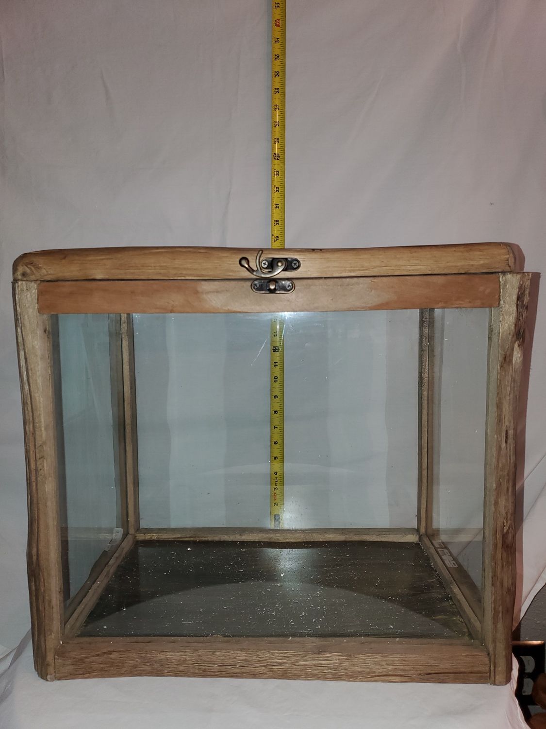 Case, Rustic Wooden Display Lg &amp; Small