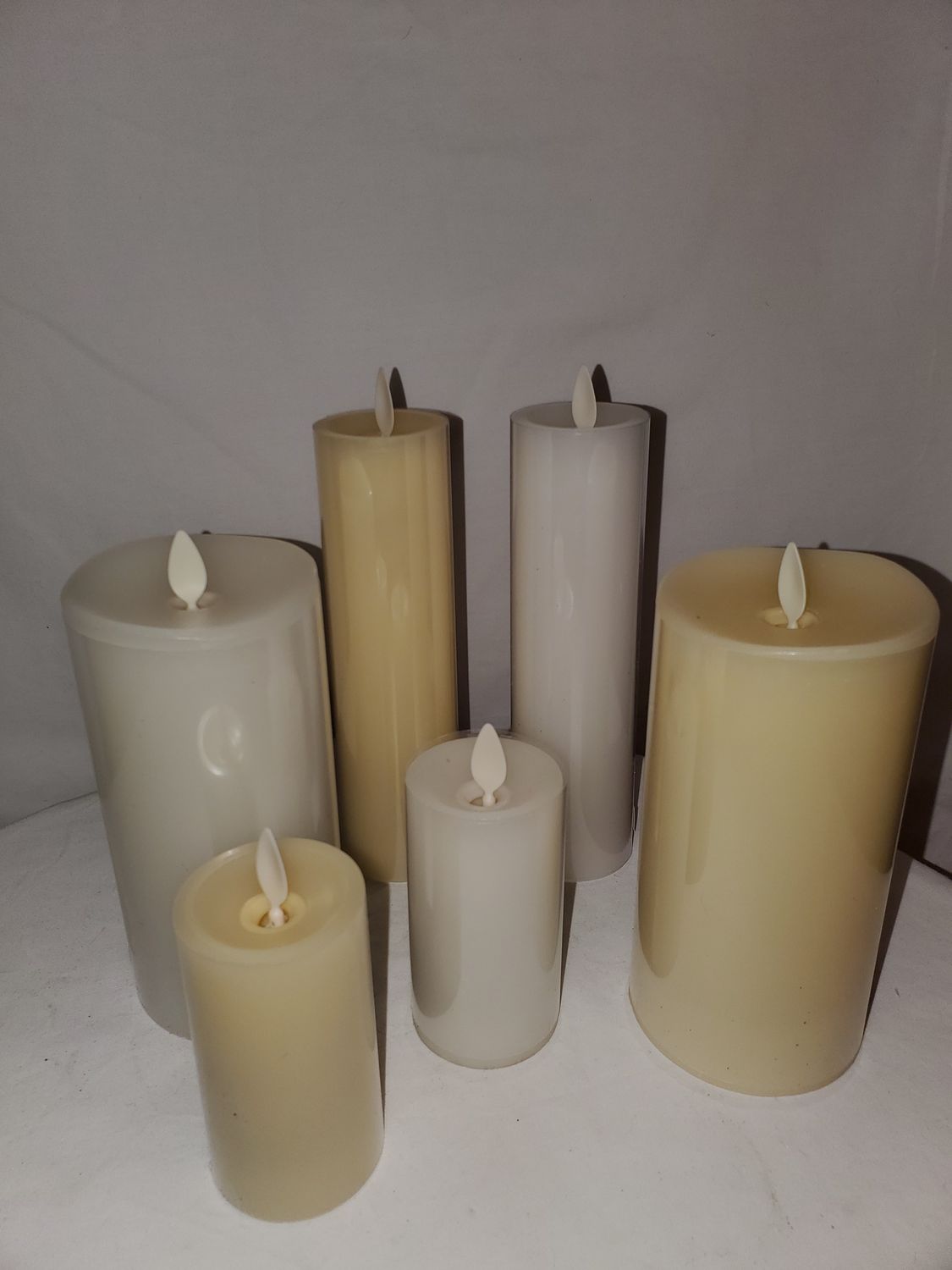 Candle, Luminara 2" -3 sizes, white/ivory