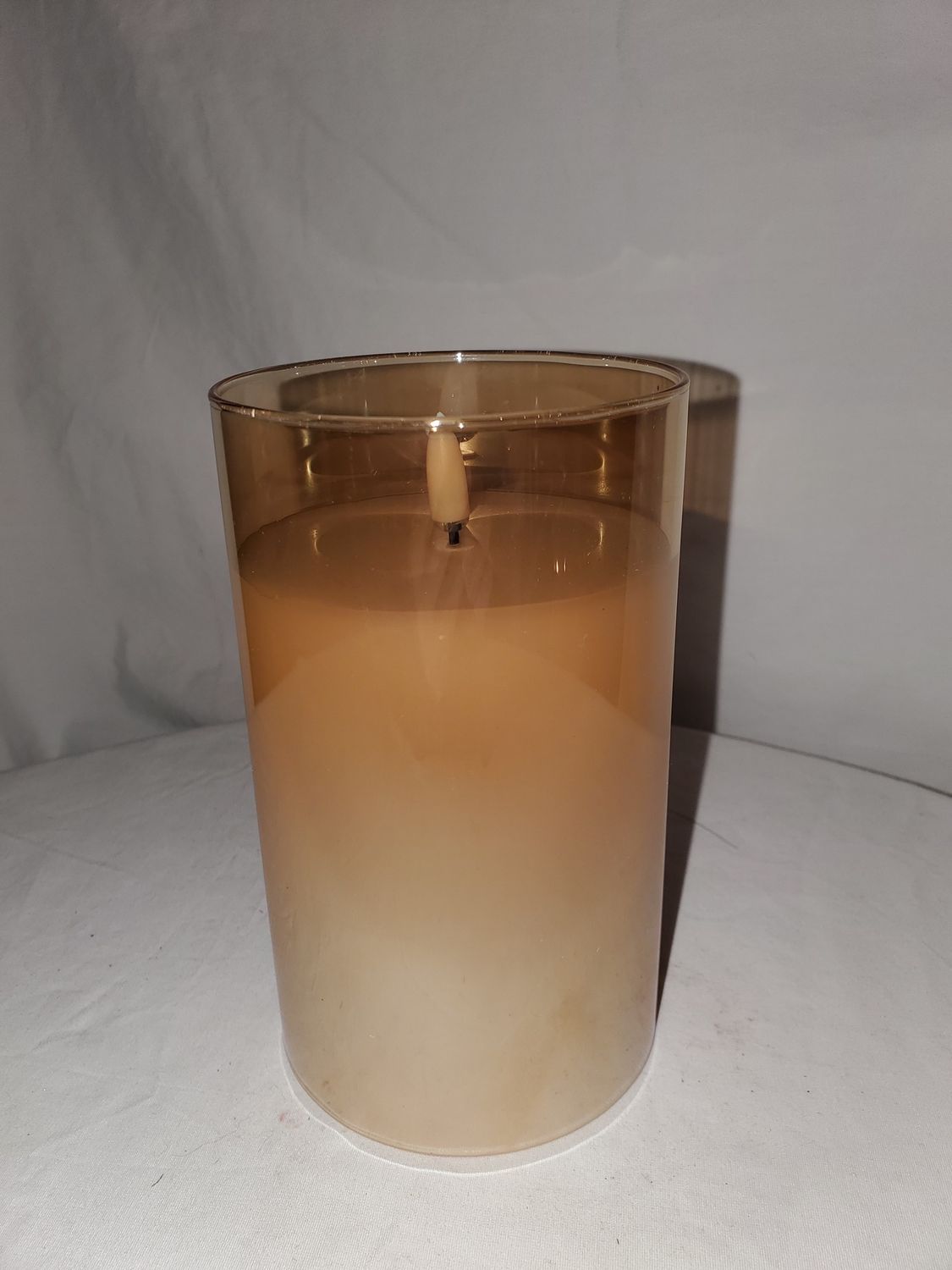 Candle, Radiance 6" Glass Amber