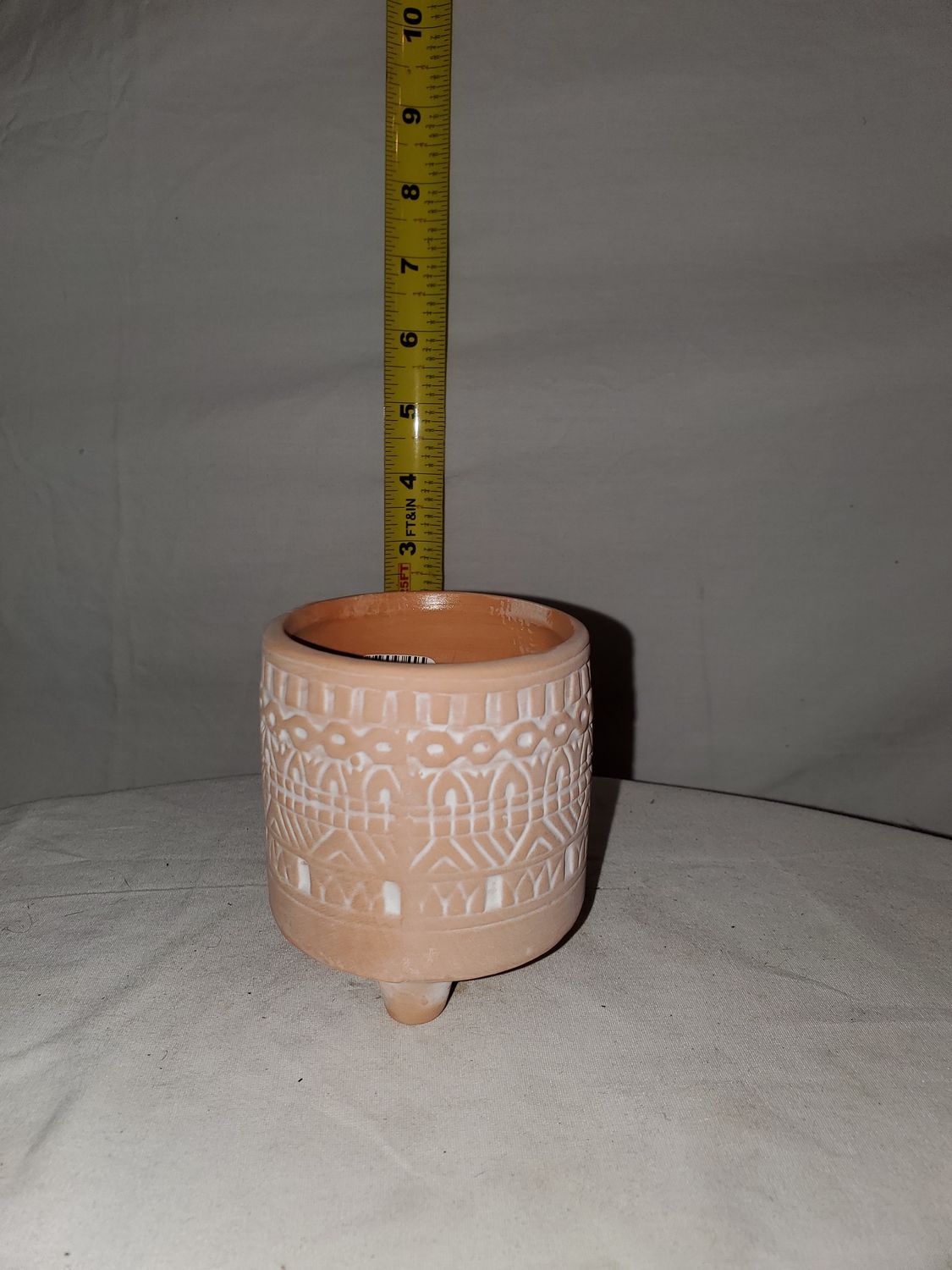 Planter, Aztec terra cotta