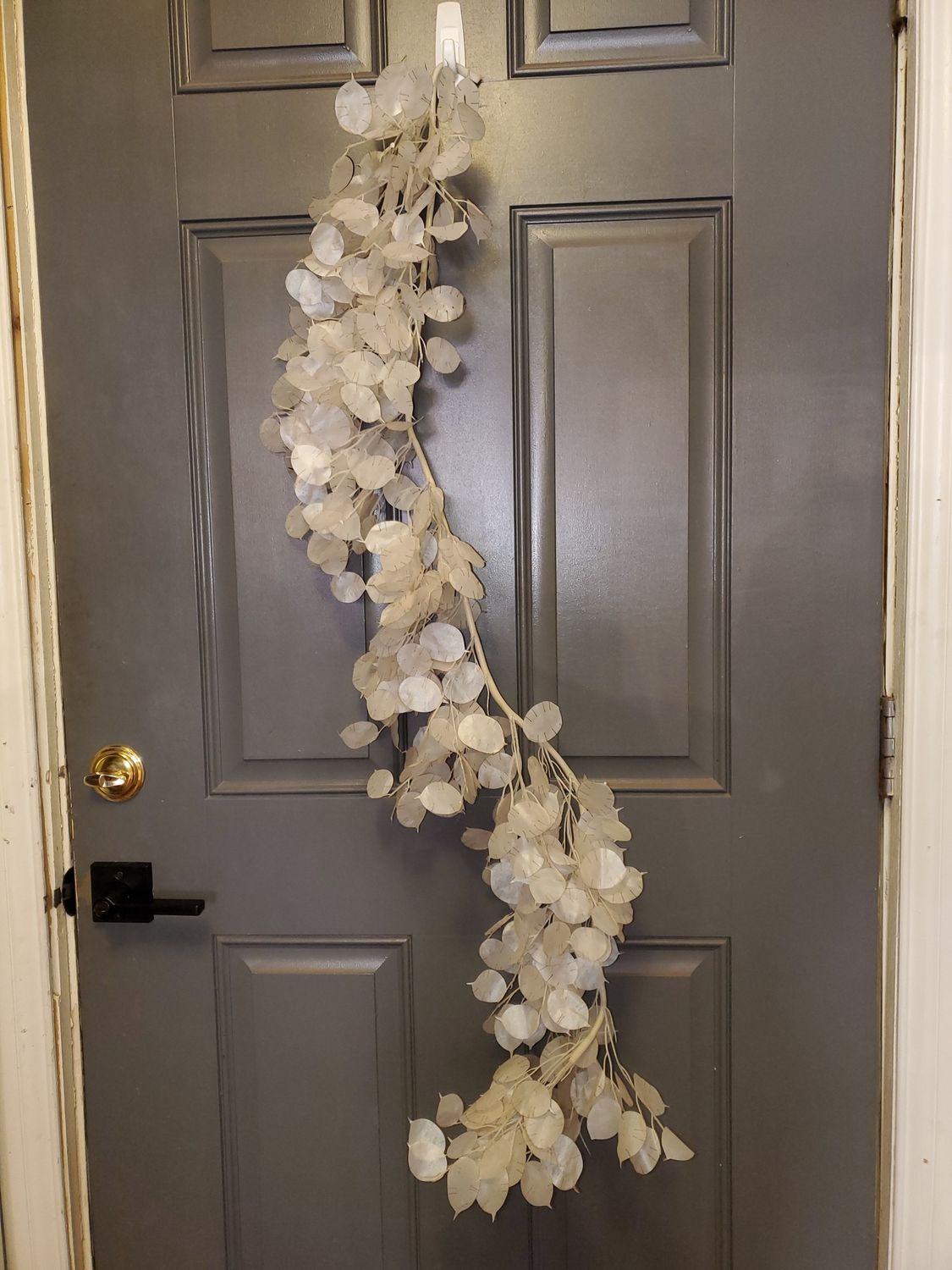 Garland, Ivory Lunaria 48"