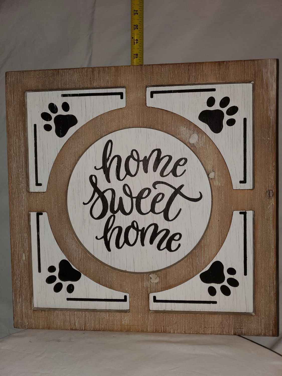 Picture, Sweet Home Paw wood