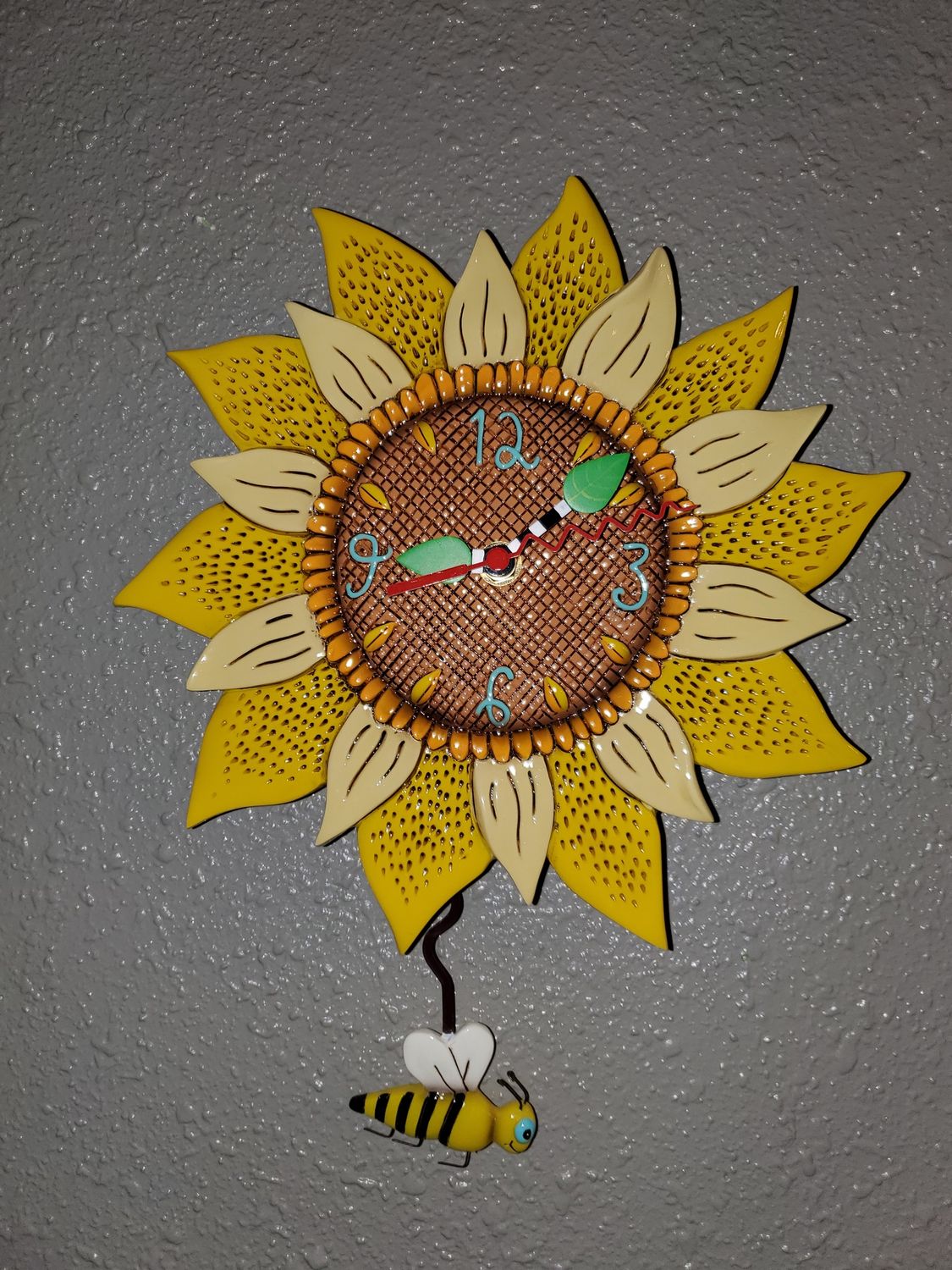 Clock, Sunny wall