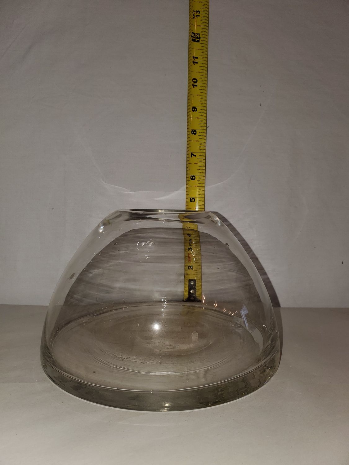Vase, Clear Bowl 2" opening