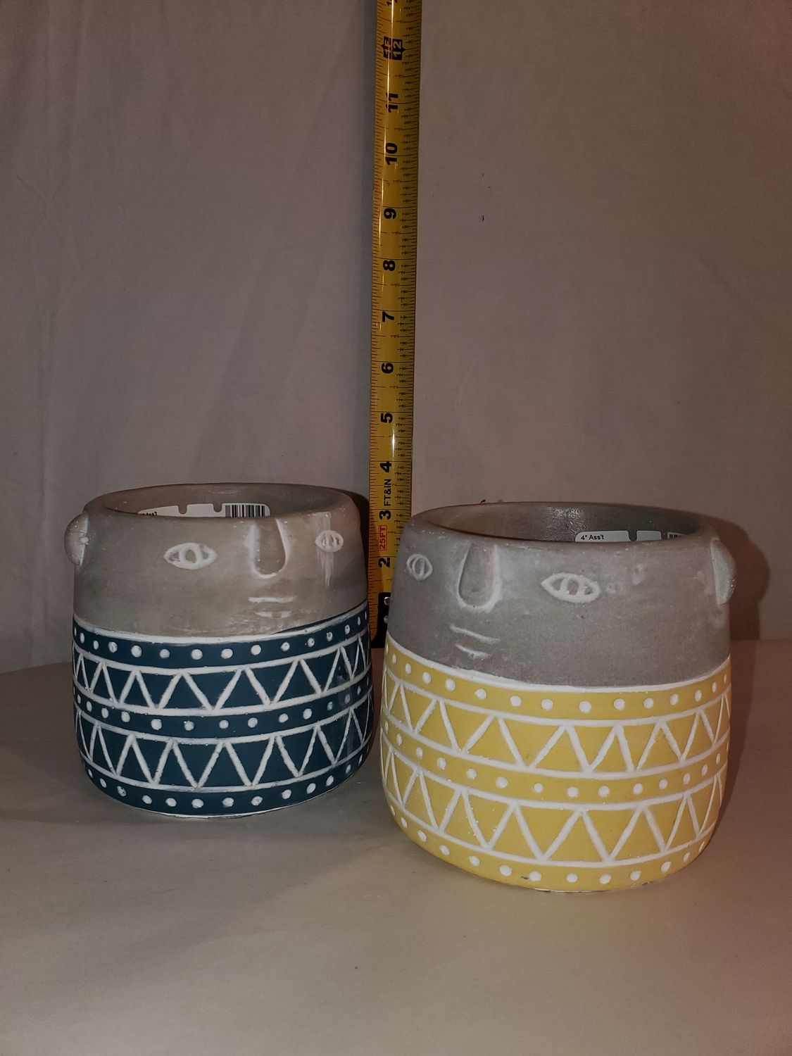 Pot, Face 4" Ass't