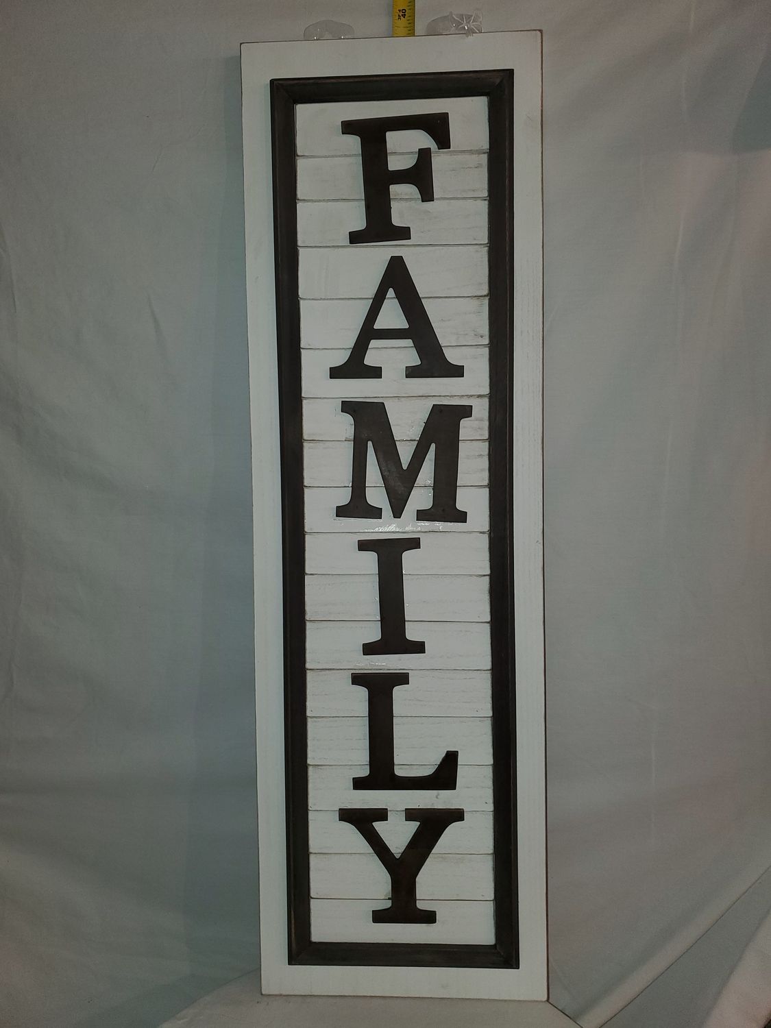 Sign, Family Grey Shutter 39" wood