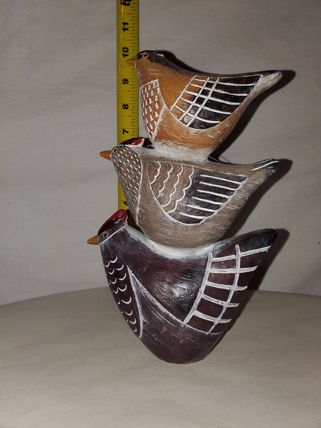 Chicken Stack, Resin 8.5"