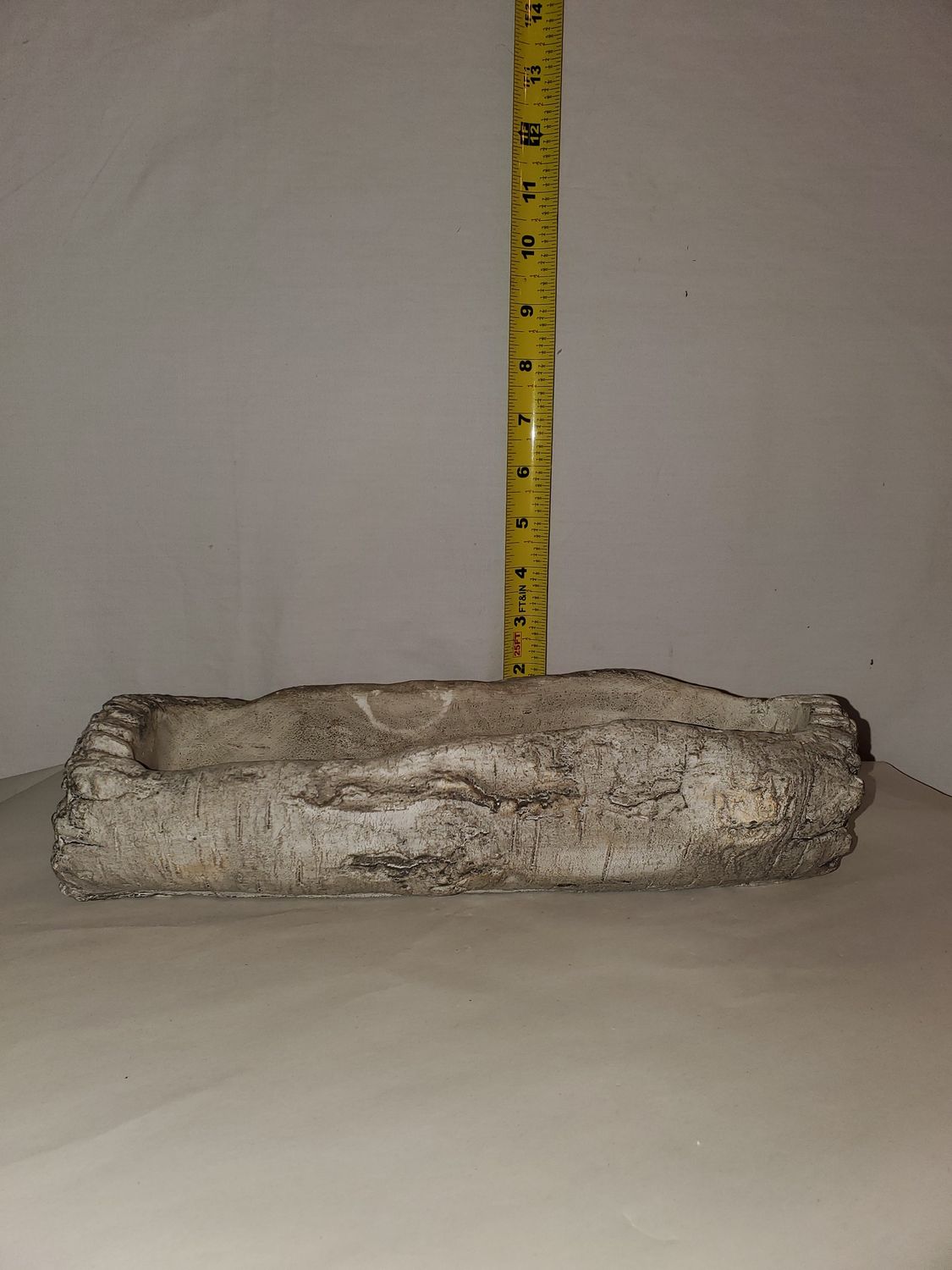 Planter, Ceramic Log 12"