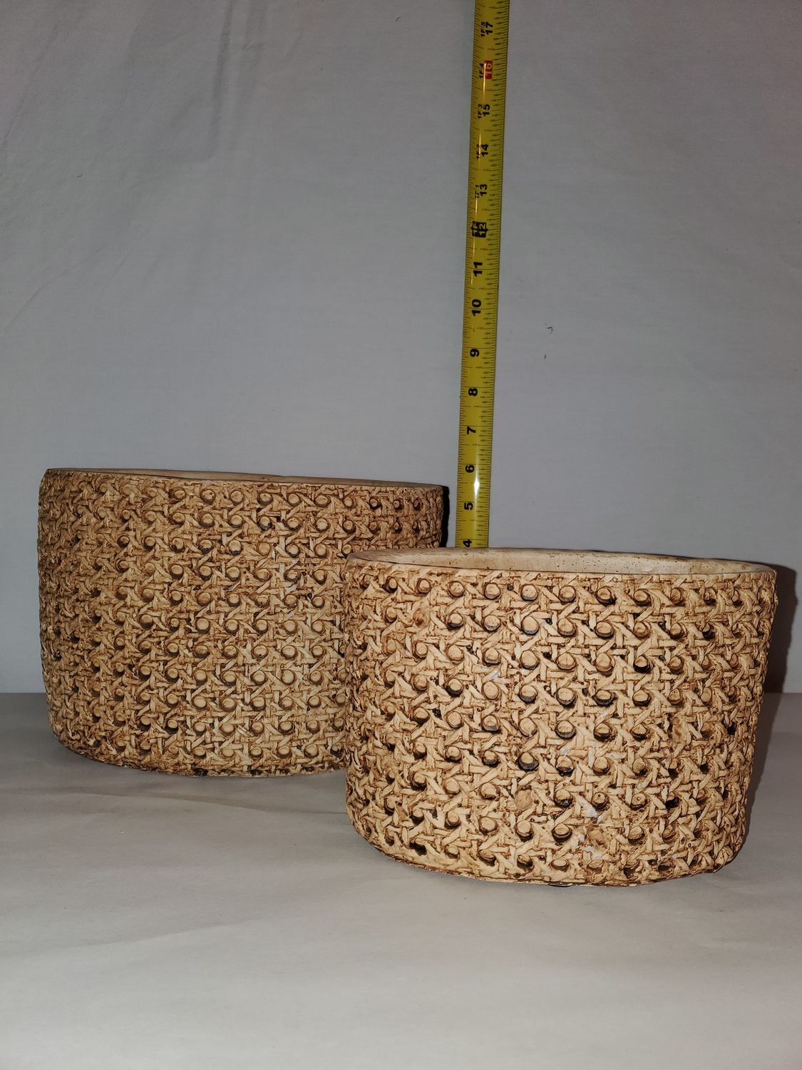 Pot, Basketweave 2 sizes