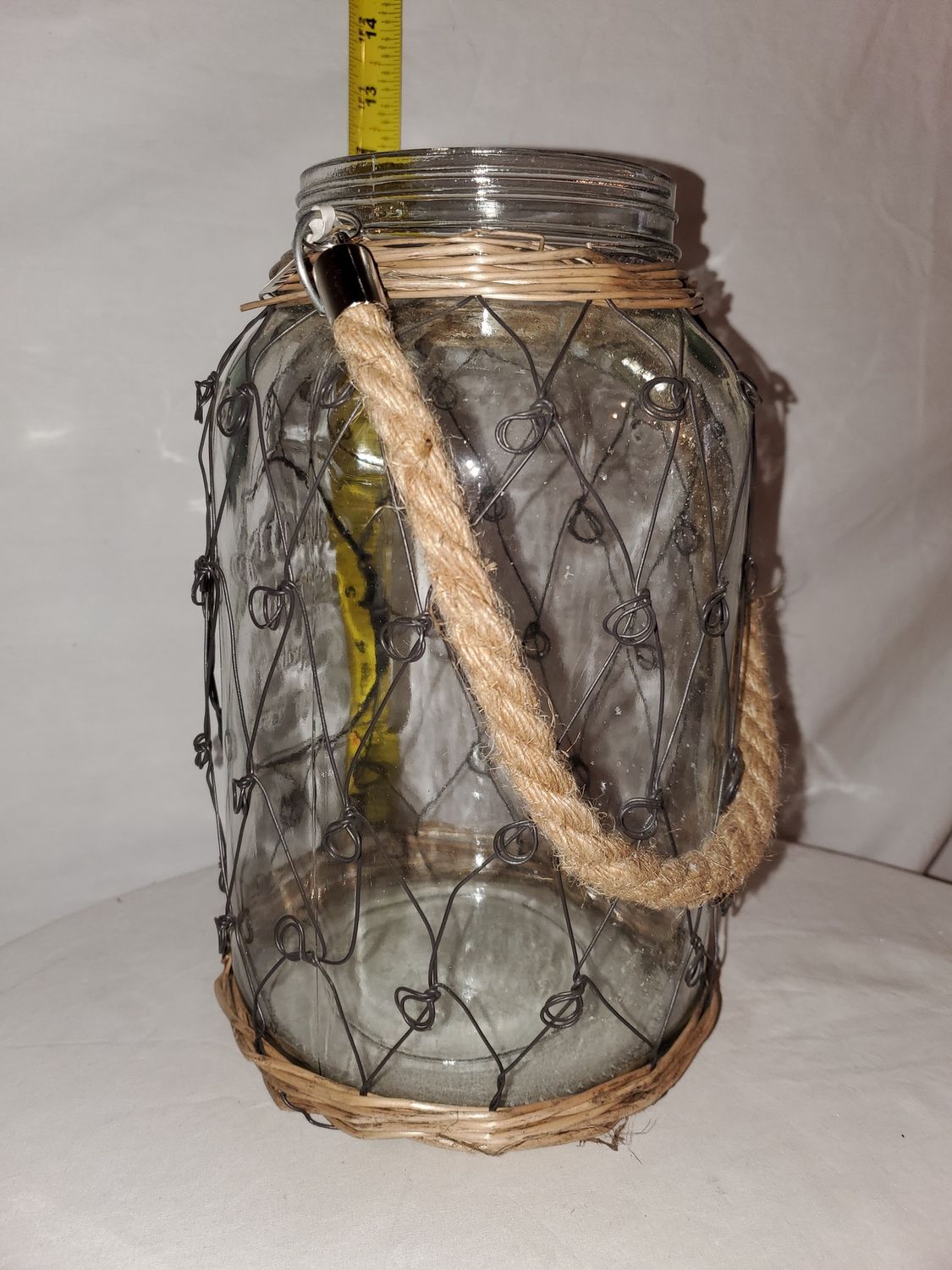 Vase, Large Mouth rope hndl