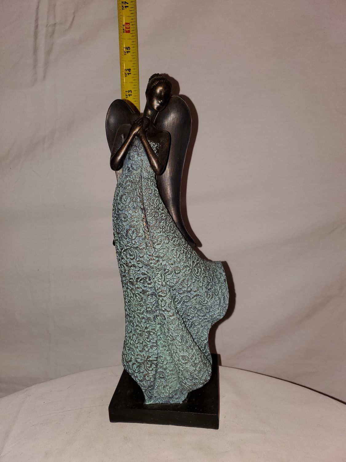 Angel, Lace Holding Heart 12"