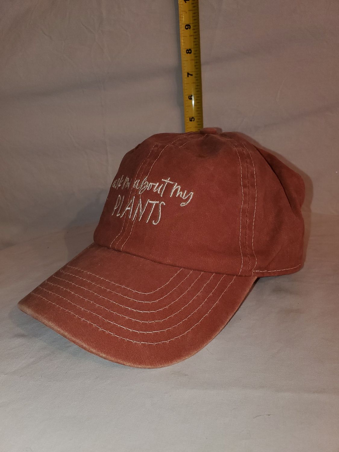 Baseball Cap, Ask About Plants rustic