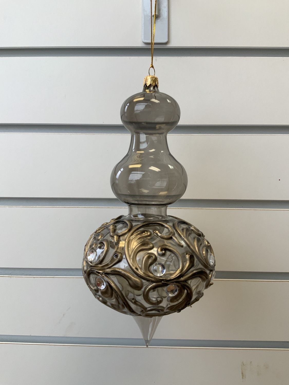 Ornament, Smoke Jewel 8"