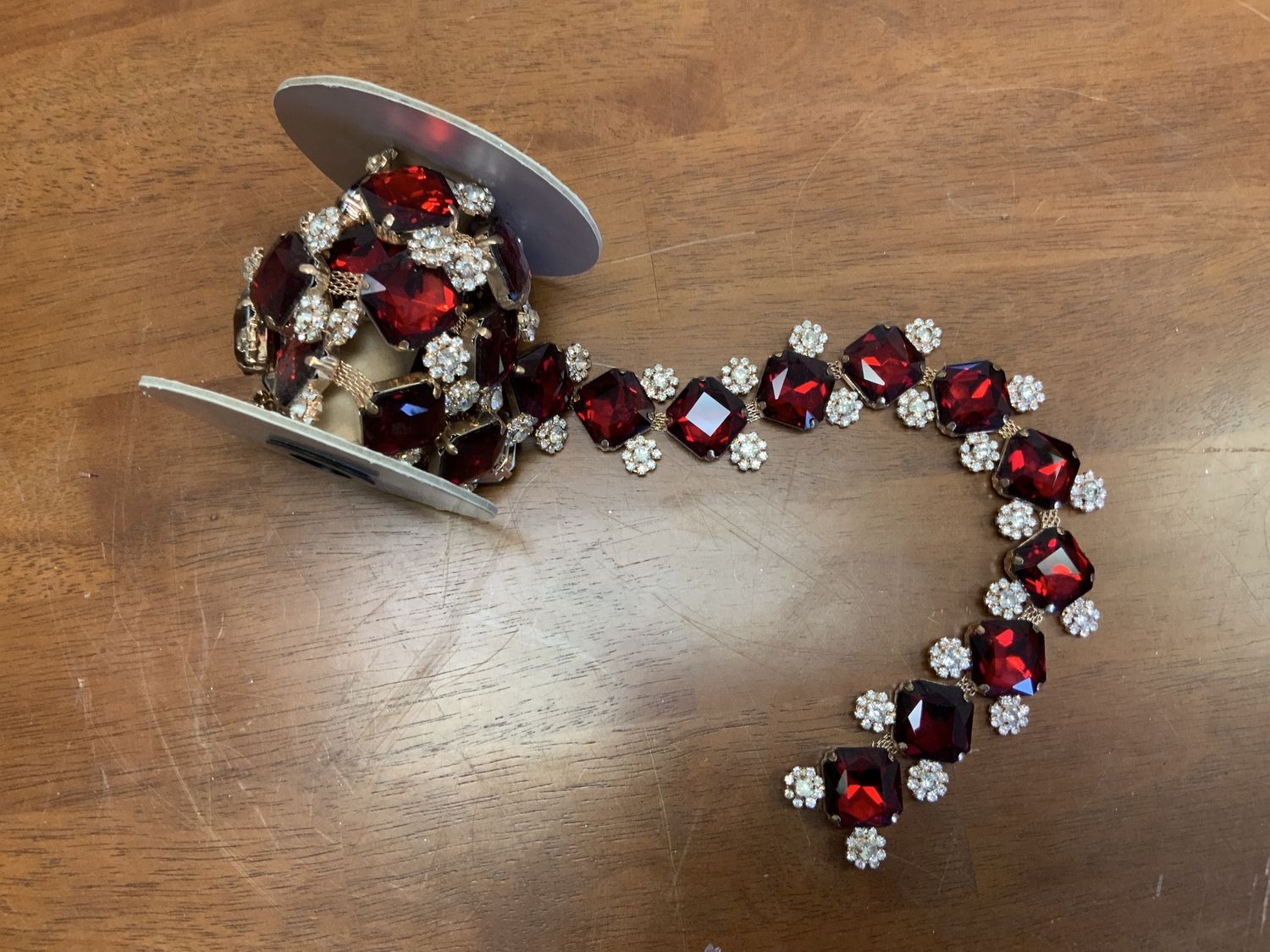 Jewels by The Yard 45" Ruby