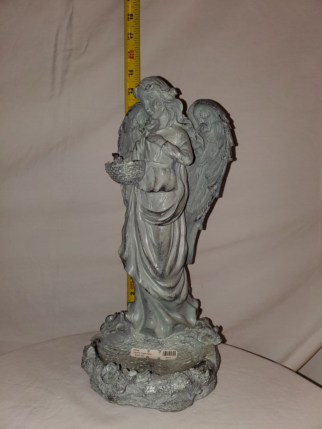 Figurine, Angel Feeder basket