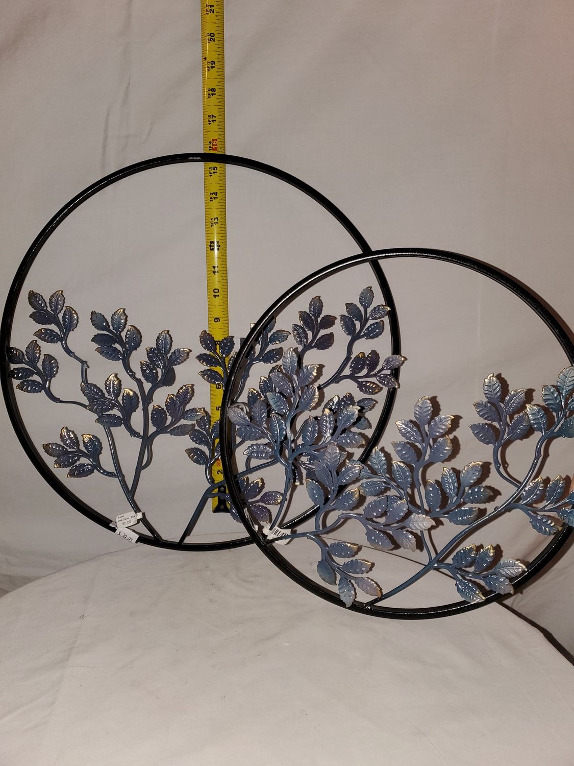 Wall Decor,  Blue Ombre Branch 3 asst