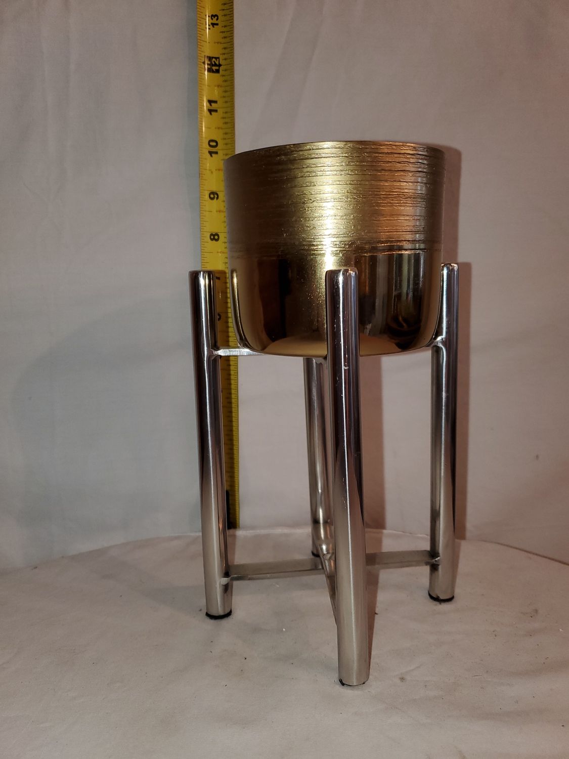 Bowl w/Stand stainless st